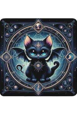 Oakhart Industries Batcat Coaster Art061