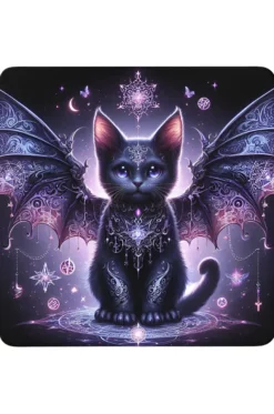 Oakhart Industries Batcat Coaster Art092