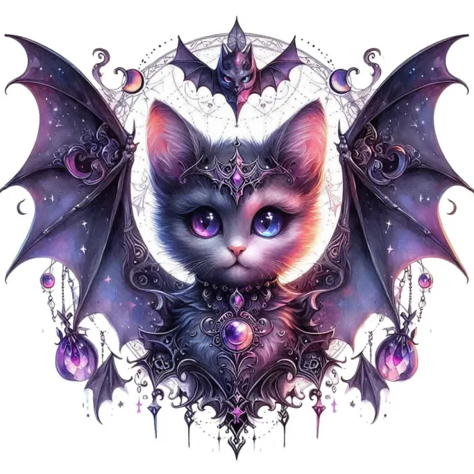 Oakhart Industries Batcat Mug Art050