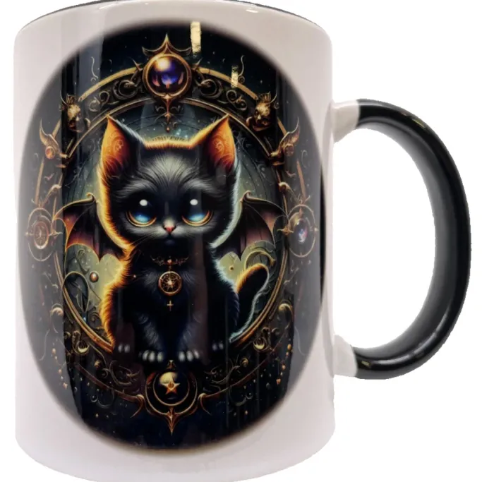 Oakhart Industries Batcat Mug Art056