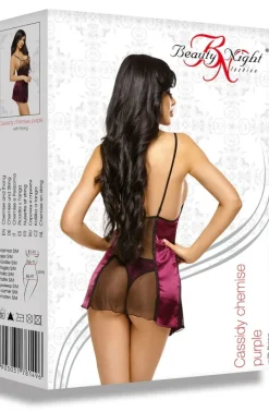 Beauty Night Cassidy Chemise Purple