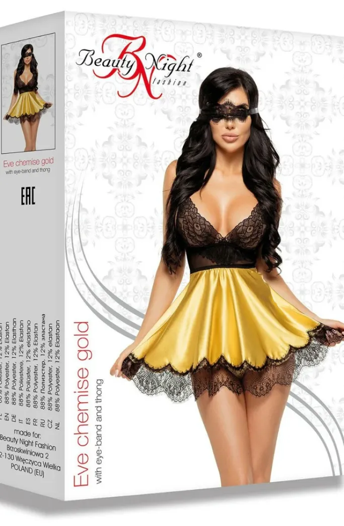 Beauty Night Eve Chemise Gold