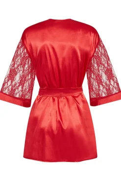 Beauty Night Marissa Peignoir Dressing Gown Red