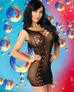 Beauty Night Paola Fishnet Dress