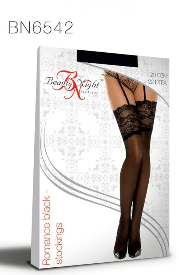 Beauty Night Romance Stockings Black