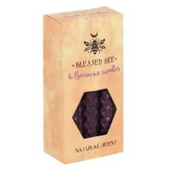 Something Different Beeswax Spell Candles Pack of 6 Purple