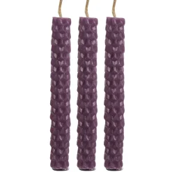 Something Different Beeswax Spell Candles Pack of 6 Purple