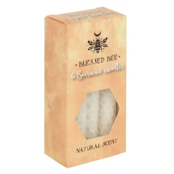 Something Different Beeswax Spell Candles Pack of 6 White