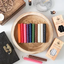 Something Different Beeswax Spell Candles Pack of 6 White