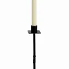 Way of the Warrior Black Castle Wrought Candle Holder
