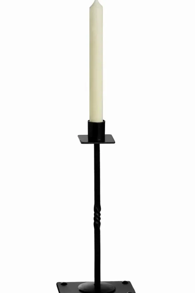 Way of the Warrior Black Castle Wrought Candle Holder
