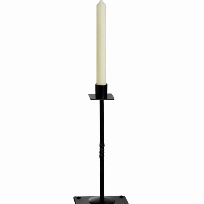 Way of the Warrior Black Castle Wrought Candle Holder