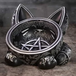 Nemesis Now Black Cat Magic Trinket Bowl