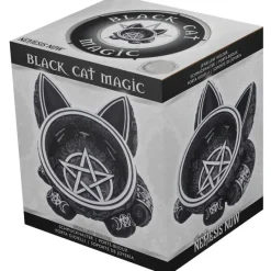 Nemesis Now Black Cat Magic Trinket Bowl