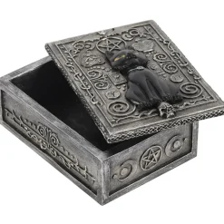 Something Different Black Cat Resin Box