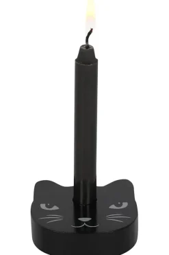 Something Different Black Cat Spell Candle Holder