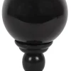 Something Different Black Crystal Ball on Stand Large