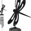 Something Different Black Dragonfly Windchime