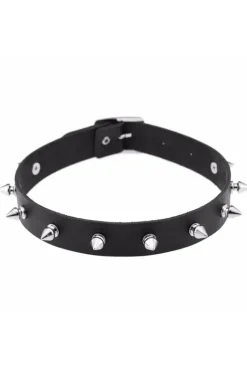 Gothic Collars Black Gothic Spike Collar