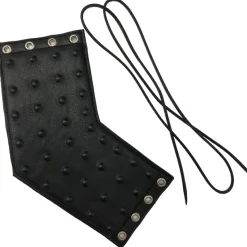 Angel Clothing Black Leather Lace Up Studded Gauntlet
