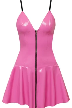 Black Level Pink Vinyl Dress
