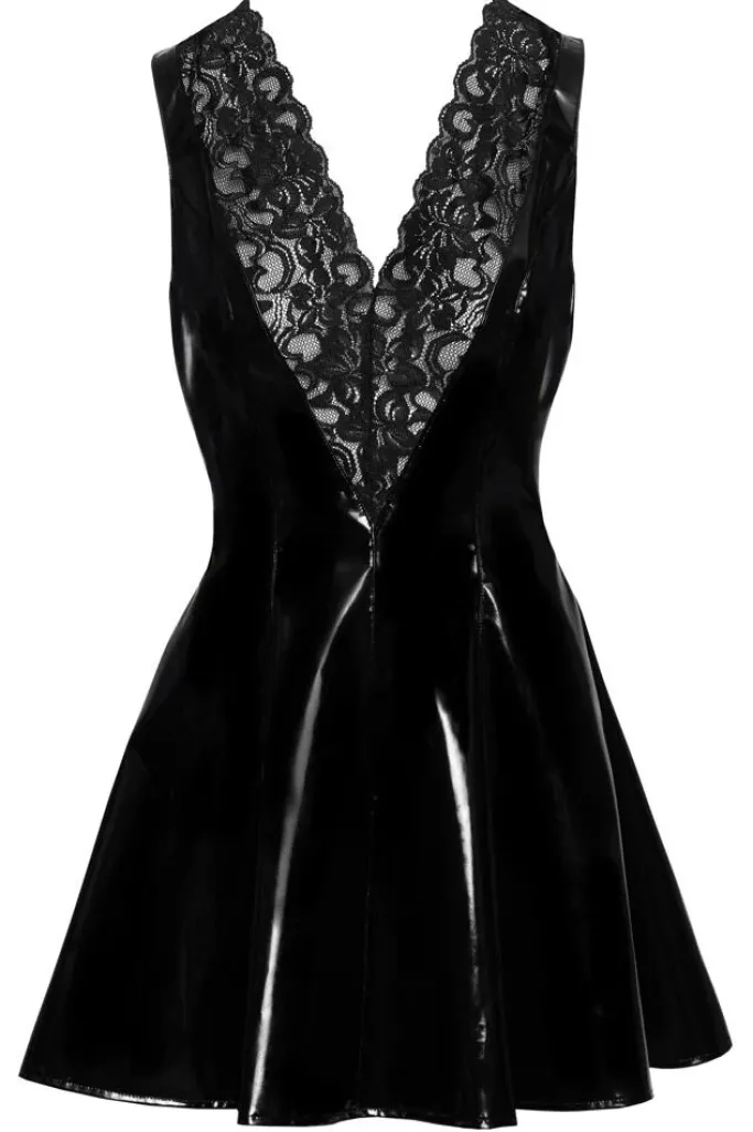 Black Level Seductive Vinyl Dress