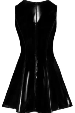 Black Level Seductive Vinyl Dress