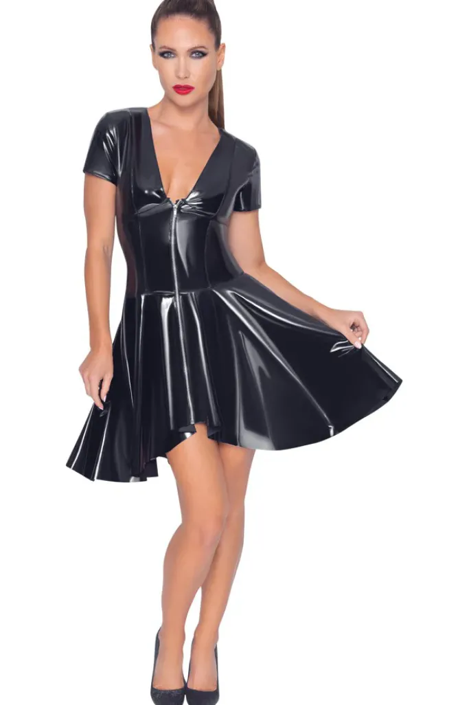 Black Level Vinyl Dress