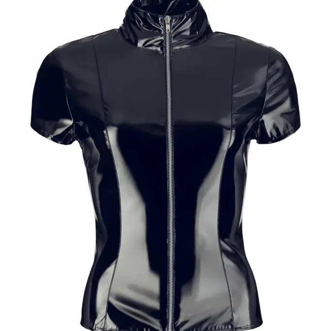 Black Level Vinyl Zip Top (S, M)