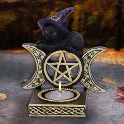 Nemesis Now Black Magic Tea Light Holder