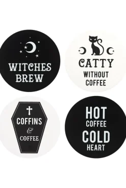 Something Different Black Magic Witchy Coasters