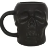 Something Different Black Skull Mug