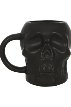 Something Different Black Skull Mug