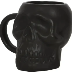 Something Different Black Skull Mug