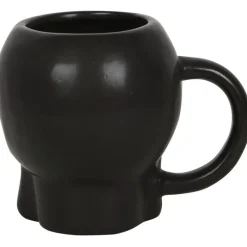 Something Different Black Skull Mug