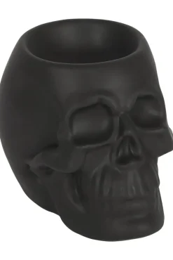 Something Different Black Skull Oil Burner