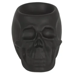 Something Different Black Skull Oil Burner
