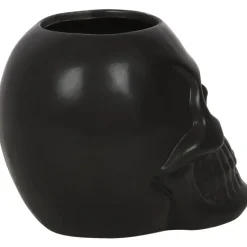 Something Different Black Skull Toothbrush Holder