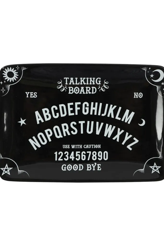 Something Different Black Talking Board Trinket Dish