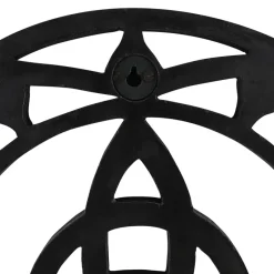 Something Different Black Wooden Triquetra Wall Art