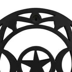 Something Different Black Wooden Triquetra Wall Art