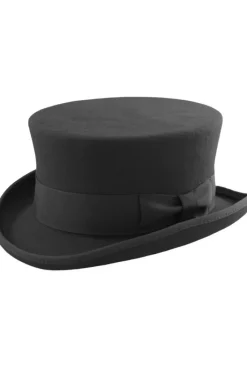 Euro Accessories Black Wool Felt Steampunk Dressage Top Hat