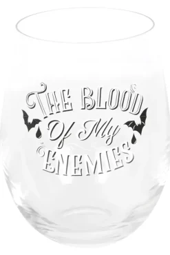 Something Different Blood Of My Enemies Stemless Wine Glass