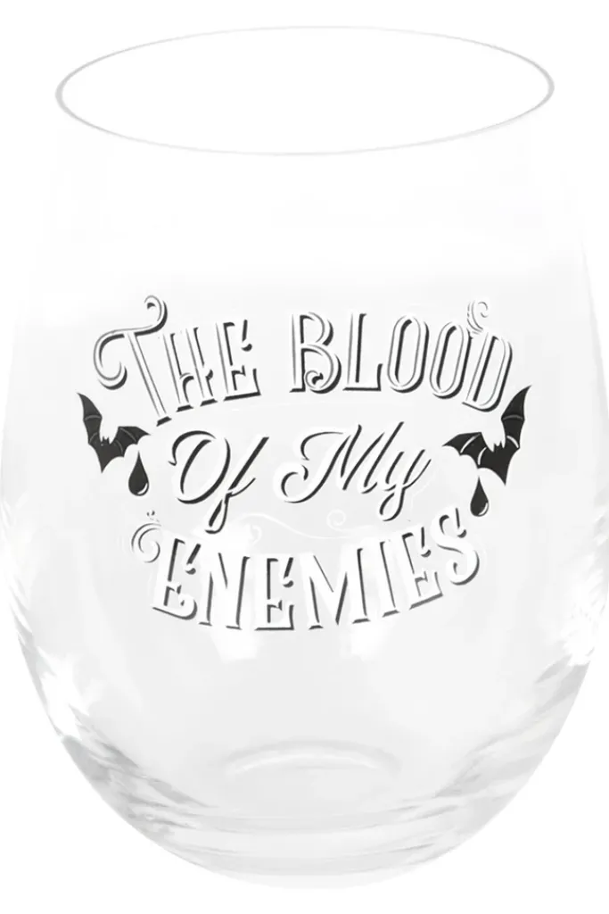 Something Different Blood Of My Enemies Stemless Wine Glass