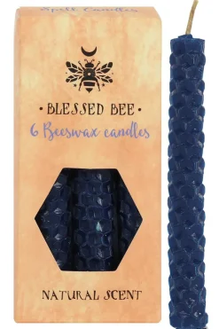 Something Different Blue Beeswax Spell Candles