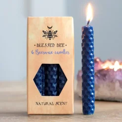 Something Different Blue Beeswax Spell Candles
