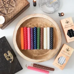 Something Different Blue Beeswax Spell Candles
