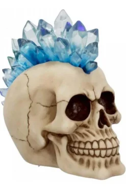 Nemesis Now Blue Crystal Hawk Skull