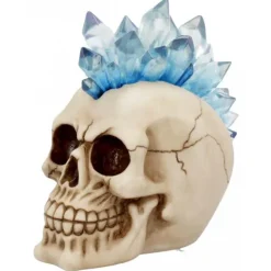 Nemesis Now Blue Crystal Hawk Skull