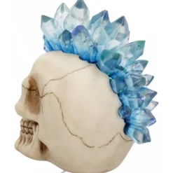 Nemesis Now Blue Crystal Hawk Skull